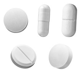 white pill medical drug medication