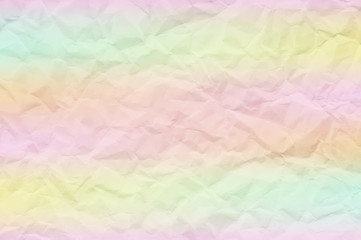 Holographic pattern with crumpled paper
