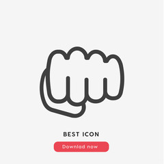 punch icon vector