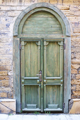 Vintage wooden door