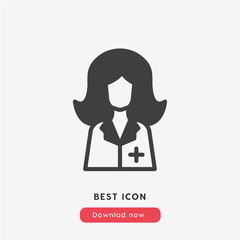 doctor icon vector