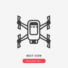 drone icon vector