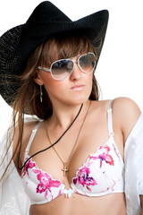 Naklejka premium Beautiful girl