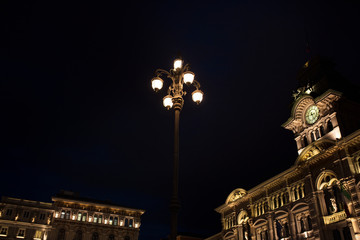 Fototapeta na wymiar Piazza Unità d'Italia, Trieste, Italy
