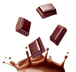 chocolate milk drink splash glass straw
