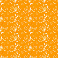 easter birdies easter pattern yellow