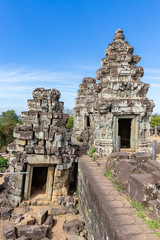 Fototapeta premium ancient reamains of Phnom Bakheng temple, Angkor, Siem Reap, Cambodia, Asia