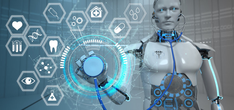 Screening durch k&uuml;nstliche Intelligenz KI Robotik