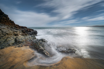 Crinnis beach St Austell bay Cornwall