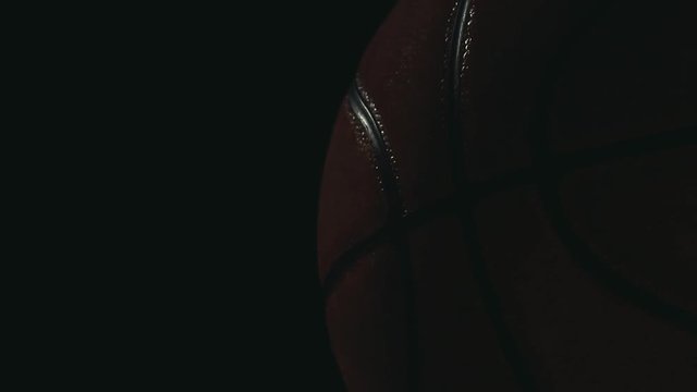 basketball ball dust dynamic hd footage 