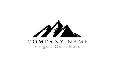 logo peak mountain icon