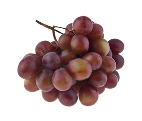 bunch of grapes isolated on white background