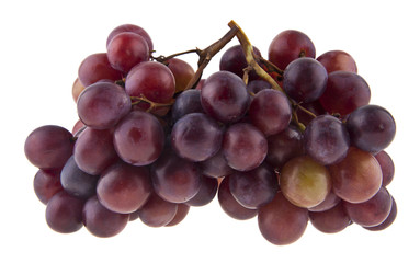 grapes isolated on white background