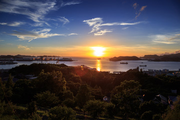 長崎の夕陽