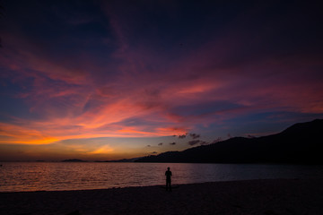 Obraz premium Background twilight Koh Lipe Thailand