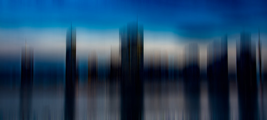abstract city skyline 