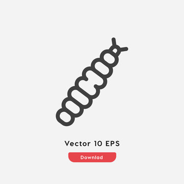 Caterpillar Icon Vector