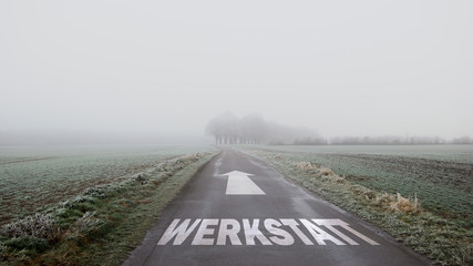 Schild 402 - Werkstatt