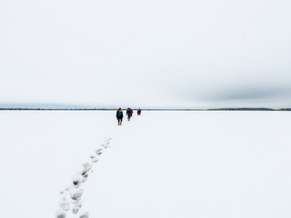 Winter trip through the Yelnya Bog National Landscape Reserve, Belarus