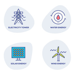 ENERGY SOURCES ICON SET