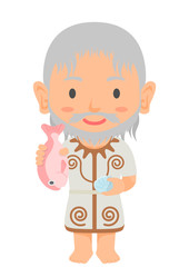 縄文時代のお爺さん