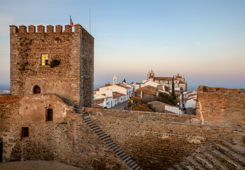 Fototapeta na wymiar Medieval Village Monsaraz in Alentejo Portugal