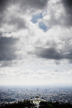 Los Angeles Beneath Cloudy Sky