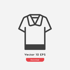 shirt icon vector