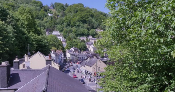 View of Matlock Bath, Derbyshire Dales, Derbyshire, England, UK, Europe