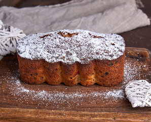 traditional European Stollen cake