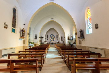 Interno Chiesa San Pietro apostolo - Giba (Sassari) - Sardegna