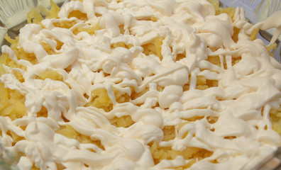 Mayonnaise in herring under a fur coat