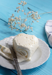 Clotted cream (butter cream) for Turkish breakfast 