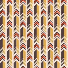 Vector seamless colorful pattern of arrows.
