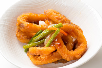 イカの揚げ物
