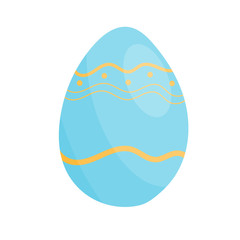 Easter Egg. Vector Illustration.