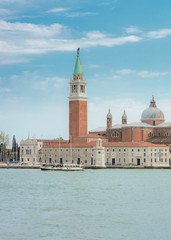 Fototapeta na wymiar Lagune von Venedig mit San Giorgio Maggiore-Kirche