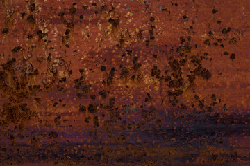 old iron rusted surface, copy paste space