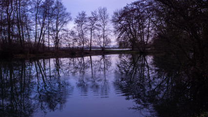 Obraz premium Paysage de bord de Saone