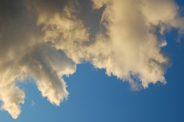 sky cloud blue white