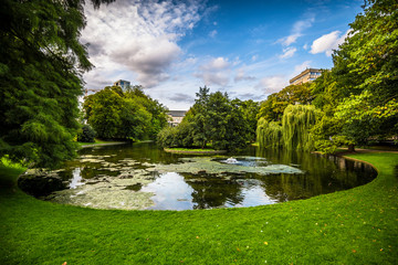 Fototapeta premium Laeold park in Brussels, Belgium