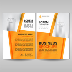 Professional corporate brochure cover template