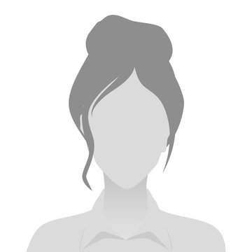 Person gray photo placeholder girl material design
