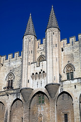 Pope's palace in Avignon, France