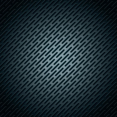 vector illustration metallic stainless steel wallpaper - abstract black metal grid geometric polygons background
