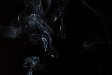 Fototapeta premium generic smoke on the black 