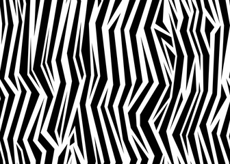 Seamless zebra print vector pattern