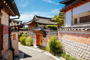 Bukchon Hanok Village in South Korea