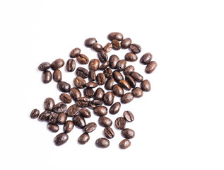 Coffee beans. Isolated on a white background
