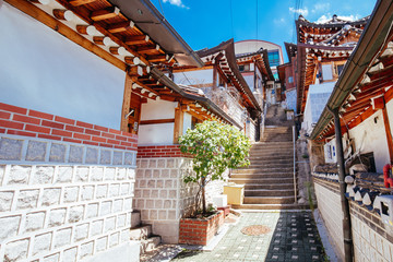 Bukchon Hanok Village in South Korea